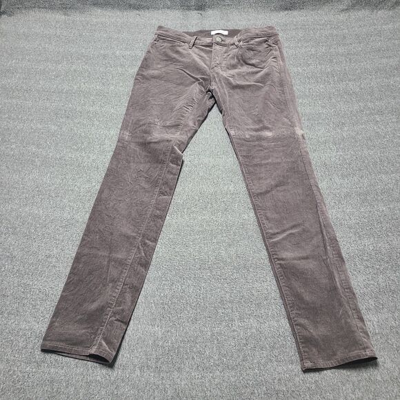 Loft Womens Jeans 6 Brown Corduroy Modern Skinny Slim Straight Casual Work - Picture 1 of 10